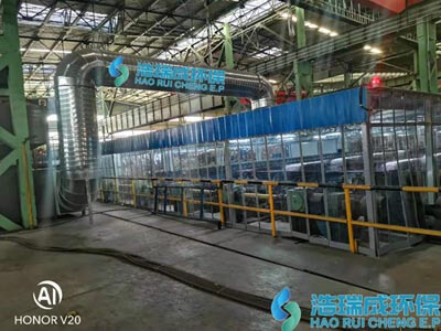 上海制钢喷漆废气处理-催化燃烧设备案例